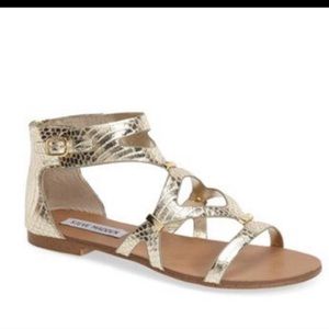 Steve Madden GOLD gladiator sandal
